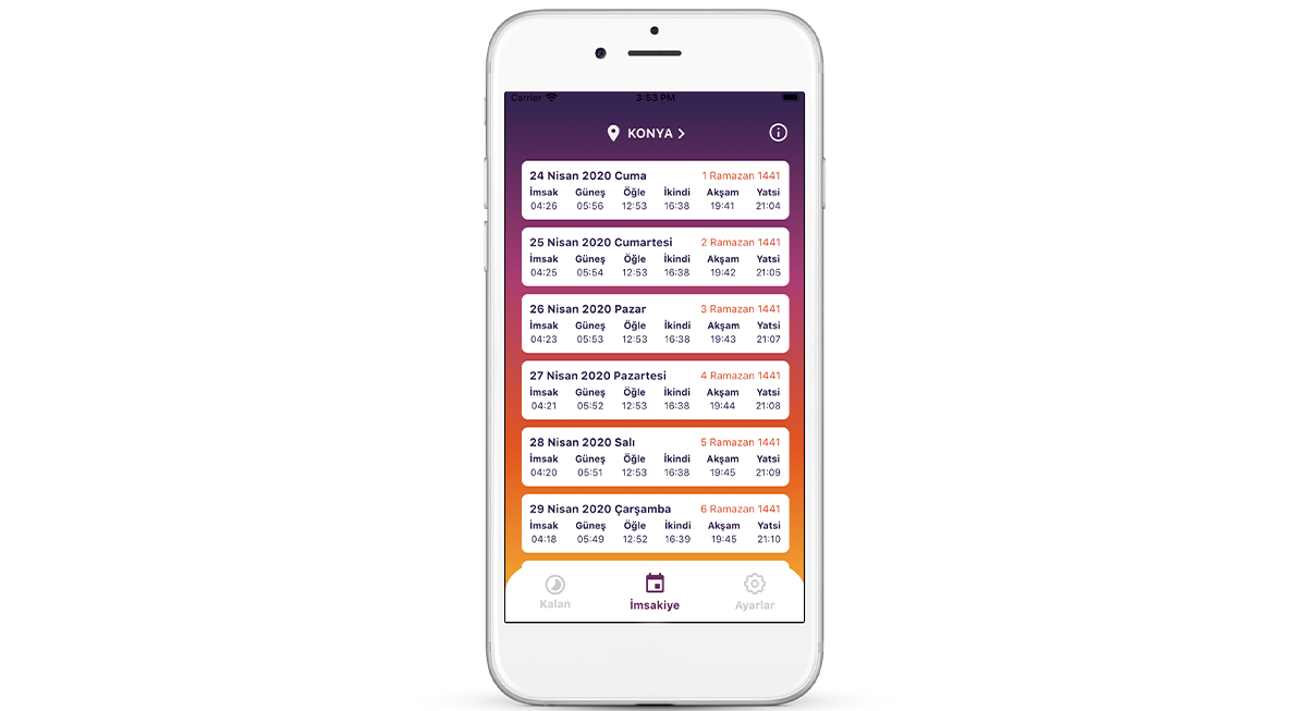 İmsakiye (IOS) 