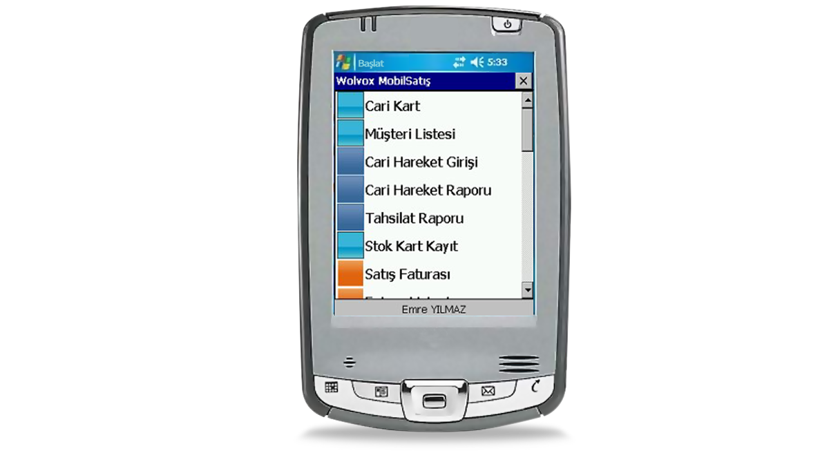 WOLVOX Mobil Satış (Windows Mobile) 